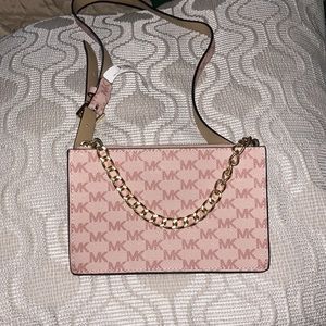 Pink Michael Kors Travel Waist Wallet